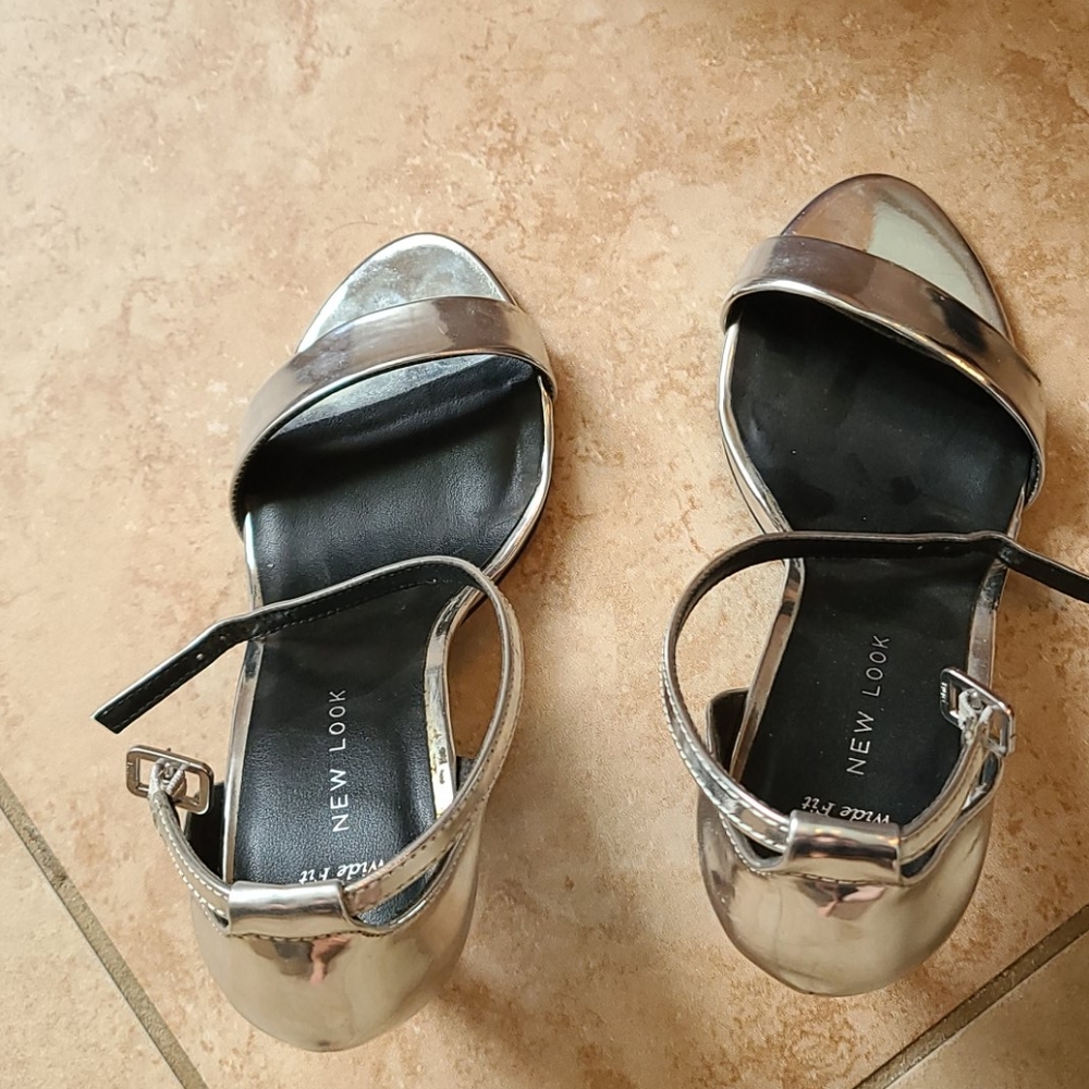 Silver heels